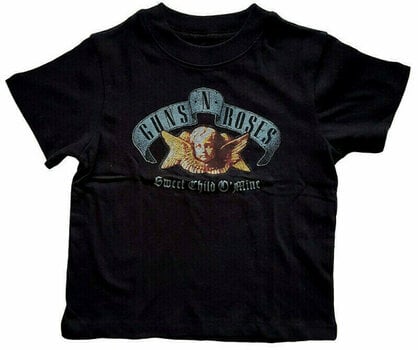Shirt Guns N' Roses Shirt Sweet Child O' Mine Unisex Black 5 Years - 1