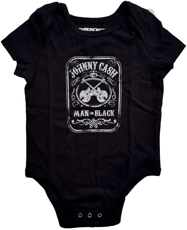 Tričko Johnny Cash Tričko Man In Black Unisex Černá 1 rok