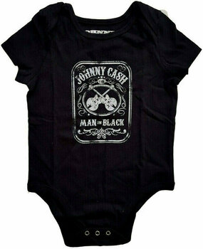 T-Shirt Johnny Cash T-Shirt Man In Black Unisex Black 1 Year - 1