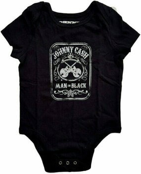 Shirt Johnny Cash Shirt Man In Black Unisex Black 2 Years - 1