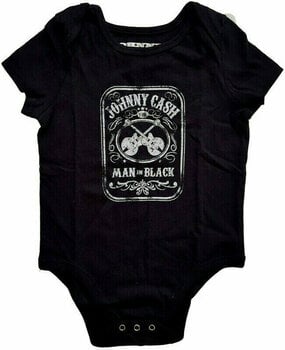 T-shirt Johnny Cash Man In Black Kids Black 6 - 9 Months T-shirt - 1