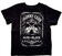 T-shirt Johnny Cash Man In Black Kids Black 1 Year T-shirt