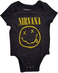 T-Shirt Nirvana Happy Face Black