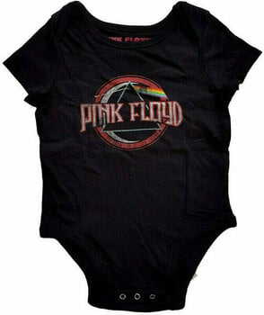 Camiseta de manga corta Pink Floyd Camiseta de manga corta Dark Side of the Moon Seal Baby Grow Unisex Black 3 - 6 M - 1
