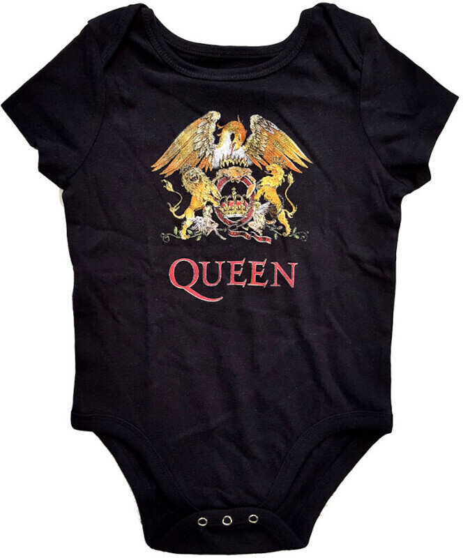 T-shirt Queen T-shirt Classic Crest Black 2 Years