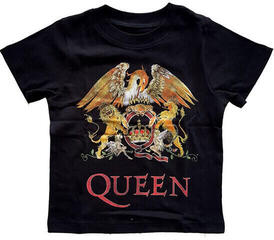 Tričko Queen Classic Crest Black