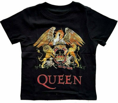 T-Shirt Queen T-Shirt Classic Crest Black 4 Years - 1