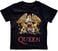 Koszulka Queen Koszulka Classic Crest Unisex Black 4 Years