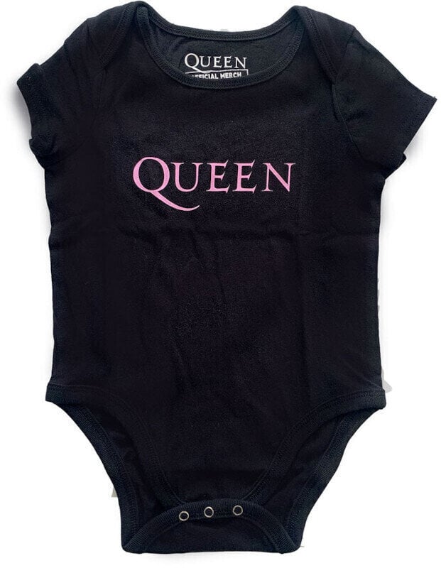 Риза Queen Риза Queen Logo Unisex Black 0-3 Months
