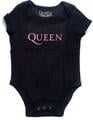 Queen Pink Logo Baby Black 0-3 Months Majica