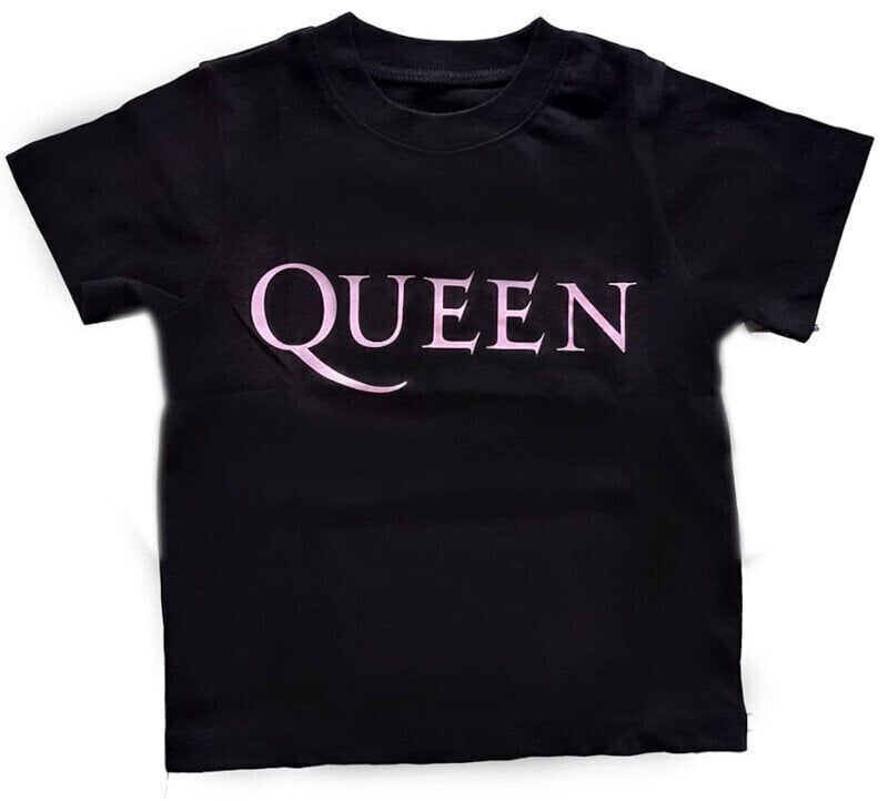 Shirt Queen Shirt Pink Logo Kids Black 2 Years