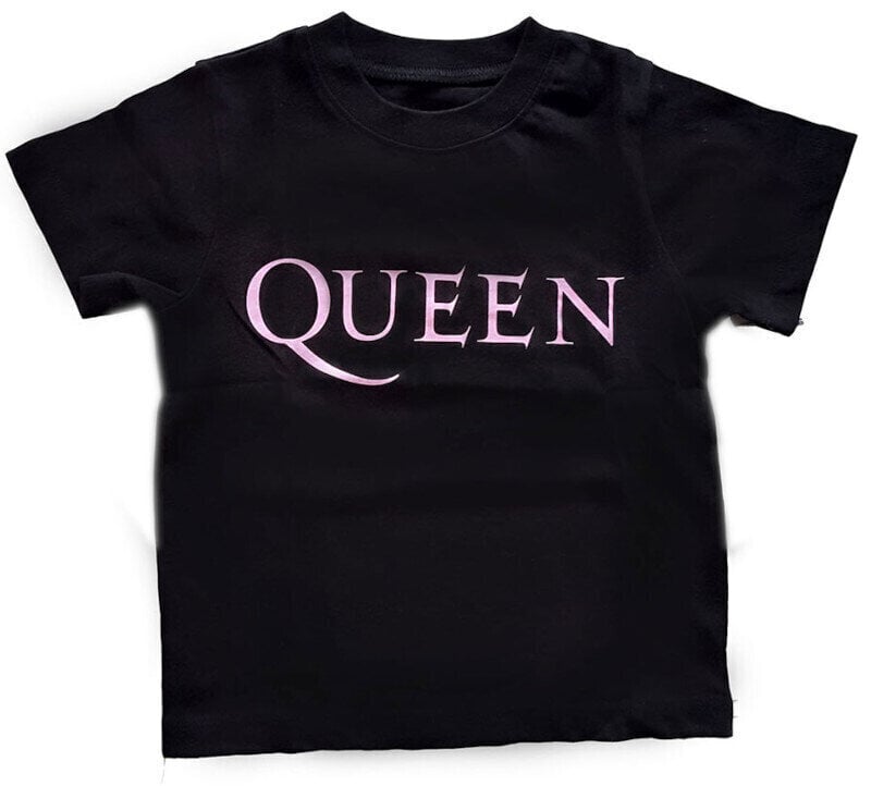 T-Shirt Queen T-Shirt Queen Logo Unisex Black 4 Years