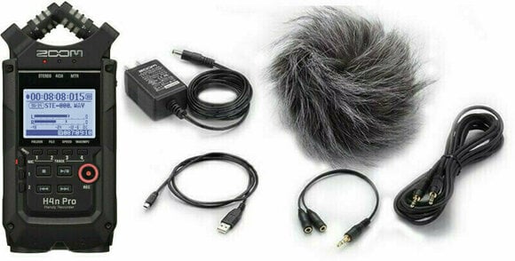 Grabadora digital portátil Zoom H4n Pro Black SET Negro - 1