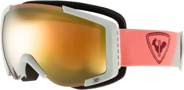 Masques de ski Rossignol Airis Zeiss Blanc-Orange-Rose Masques de ski