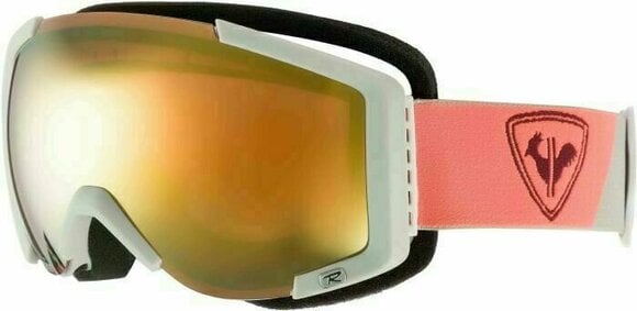 Okulary narciarskie Rossignol Airis Zeiss Biała-Pomarańczowy-Różowy Okulary narciarskie - 1