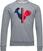 T-shirt de ski / Capuche Rossignol Sweat Rooster EMB Heater Grey M Sweatshirt à capuche