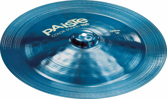 China Cymbal Paiste Color Sound 900 China Cymbal 18" Blue - 1