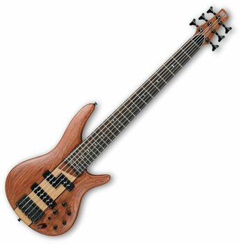 6-string Bassguitar Ibanez SR756-NTF Natural Flat - 1