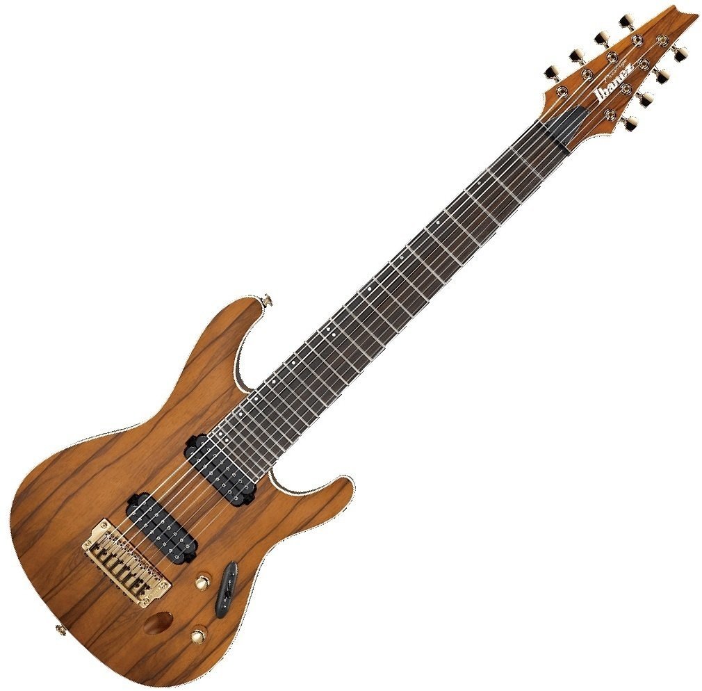 8-saitige E-Gitarre Ibanez S5528LW-HAB Hazelnut Ale Brown