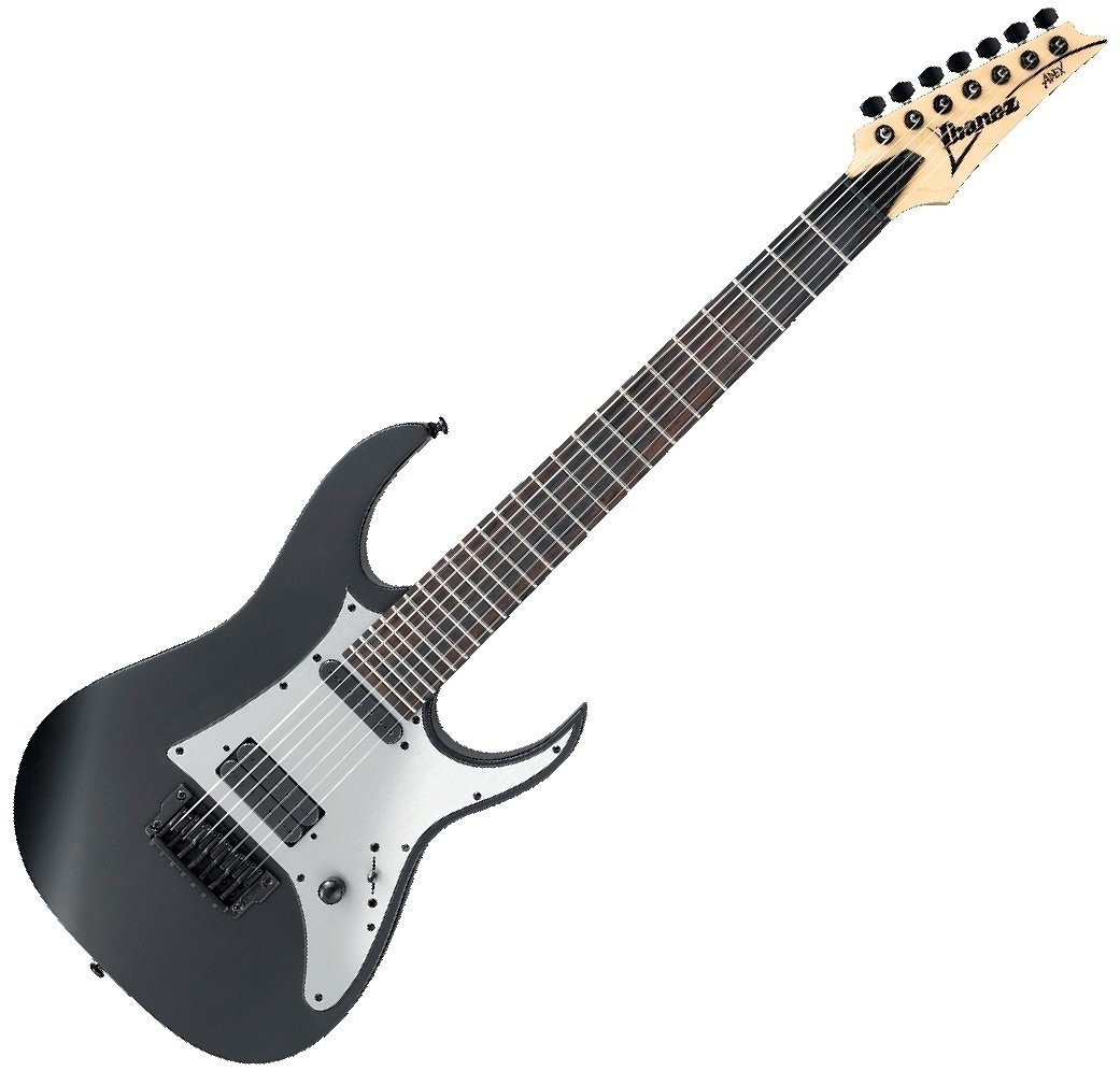 Guitarra eléctrica de 7 cuerdas Ibanez APEX20 Black Satin