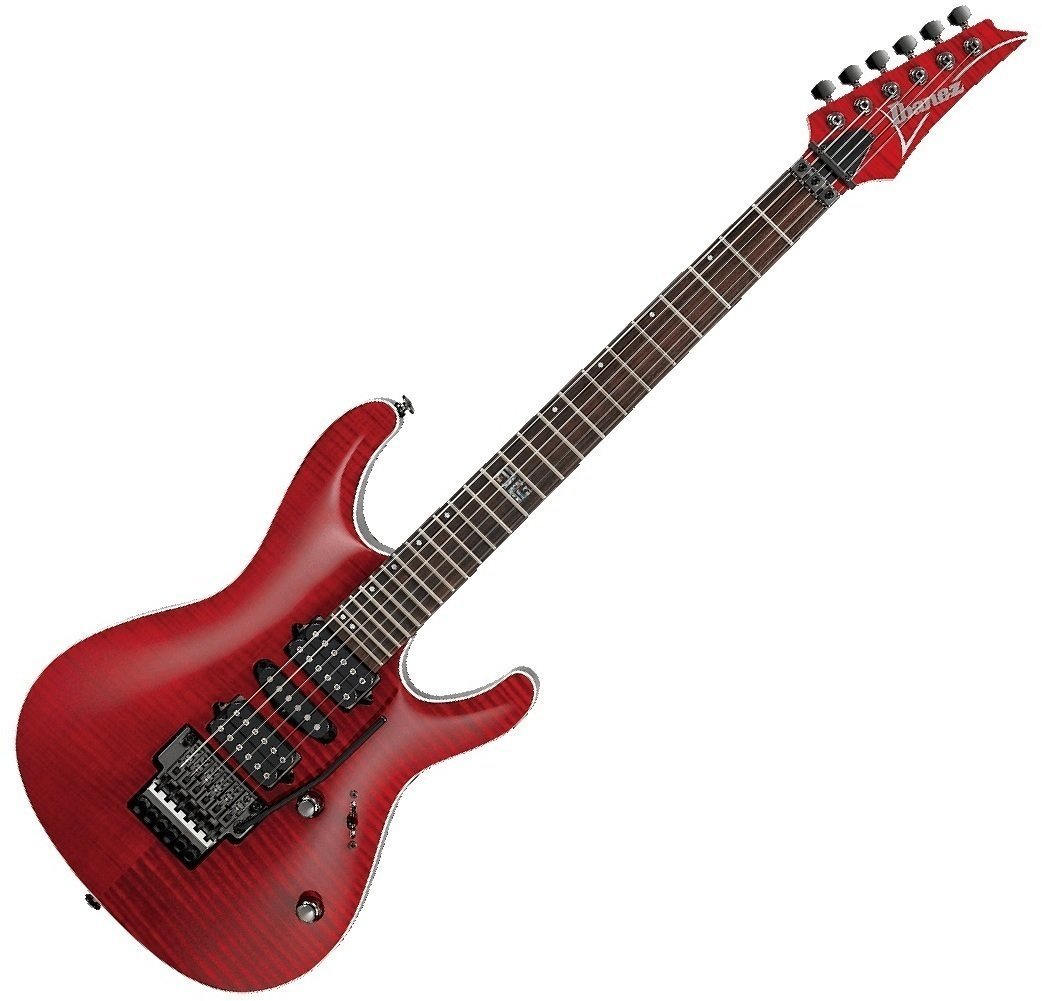 Electric guitar Ibanez KIKO100-TRR Transparent Ruby Red