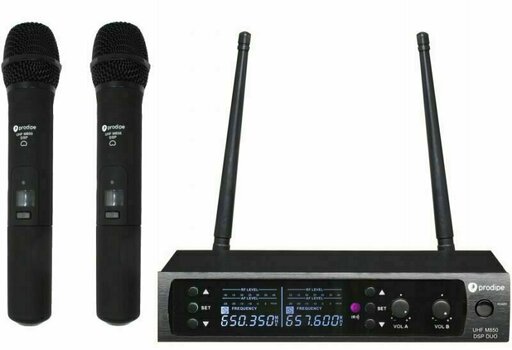 Handheld draadloos systeem Prodipe UHF M850 DSP DUO - 1