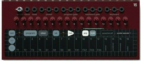 Zak synthesizer Teenage Engineering Pocket Operator Modular 16 - 1
