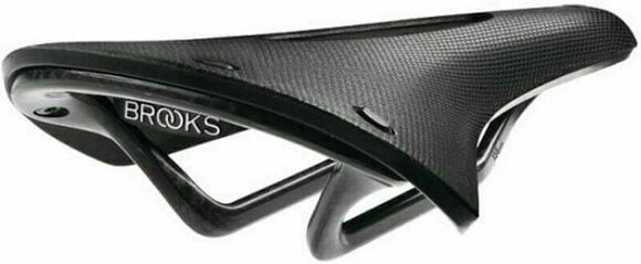 Седалка Brooks C13 Carved Black Въглеродно влакно Седалка - 1