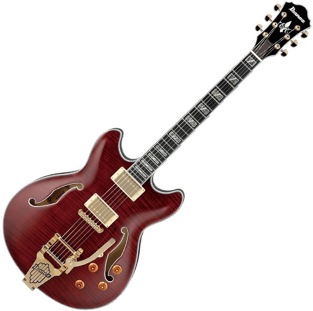 Semi-Acoustic Guitar Ibanez EKM10T-WRD Wine Red