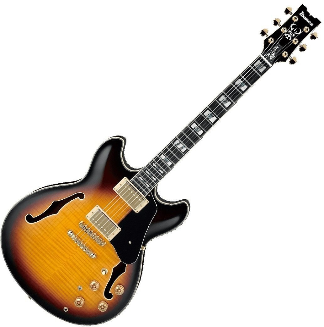 Guitare semi-acoustique Ibanez JSM10-VYS Vintage Yellow Sunburst
