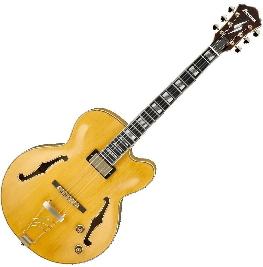 Félakusztikus - jazz-gitár Ibanez PM2-AA Antique Amber