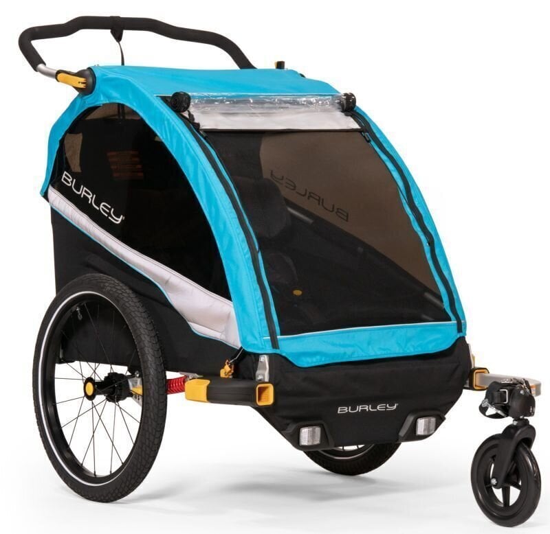 Cadeira/carrinho para criança Burley D'Lite X Old School Blue Cadeira/carrinho para criança