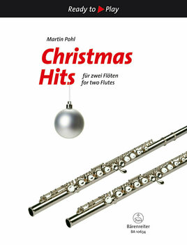 Нотни листи за духови инструменти Bärenreiter Christmas Hits for 2 Flutes Нотна музика - 1