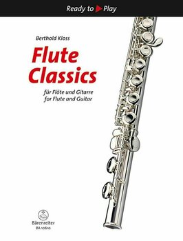 Нотни листи за духови инструменти Bärenreiter Flute Classic for Flute and Guitar Нотна музика - 1