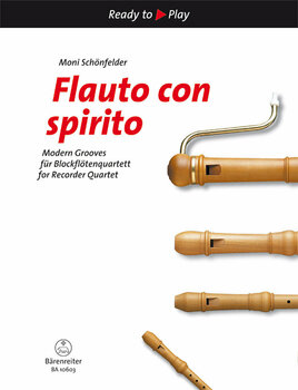 Music sheet for wind instruments Bärenreiter Modern grooves for recorder quarter Music Book - 1
