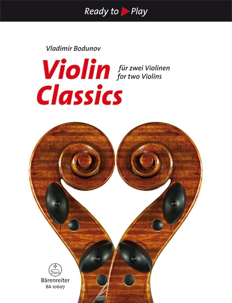 Nuotit jousisoittimille Vladimir Bodunov Violin Classic for 2 Violins Nuottikirja