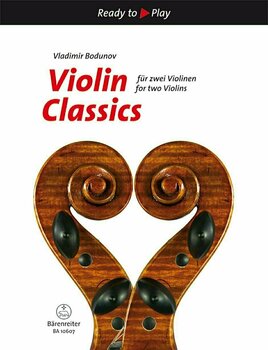 Notblad för stråkar Vladimir Bodunov Violin Classic for 2 Violins Musikbok - 1