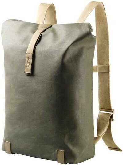 Cycling backpack and accessories Brooks Pickwick Canvas Green Backpack