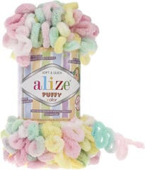 Fios para tricotar Alize Puffy Color 5862 Fios para tricotar