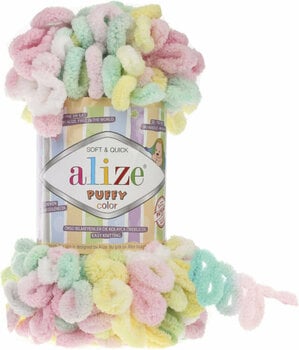 Knitting Yarn Alize Puffy Color 5862 - 1