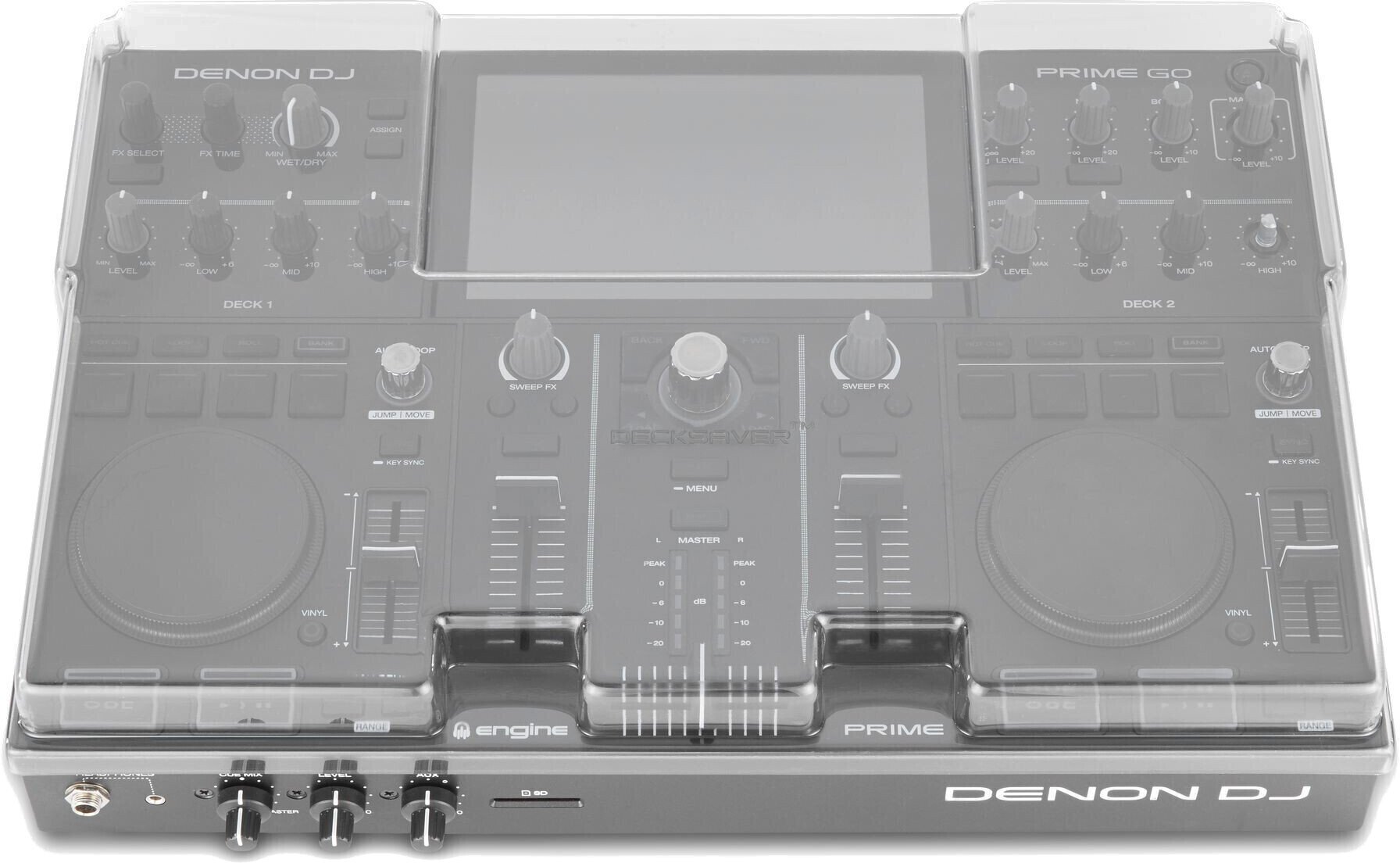 Couvercle de protection pour contrôleurs DJ Decksaver Denon DJ Prime Go
