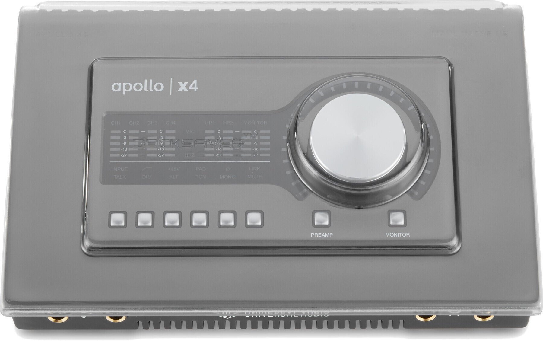 Capa de proteção para mesa de mistura de DJ Decksaver Universal Audio Apollo X4