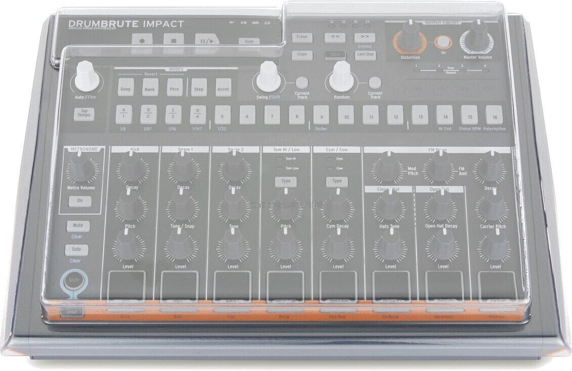 Protective cover cover for groovebox Decksaver Arturia Drumbrute Impact