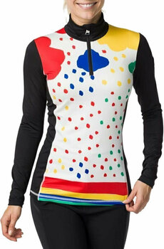 Ski-trui en T-shirt Rossignol Bessi Rainbow L Capuchon - 1