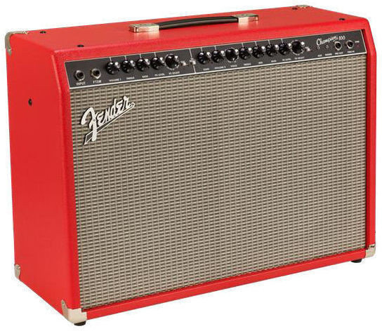 Amplificador combo solid-state Fender Champion 100 Red