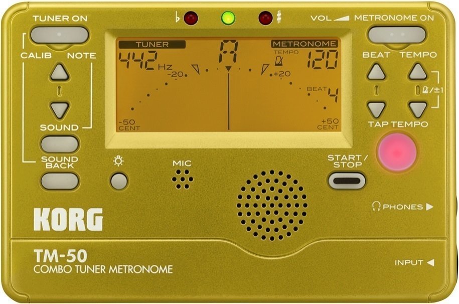 Métronome numérique Korg TM-50 GD