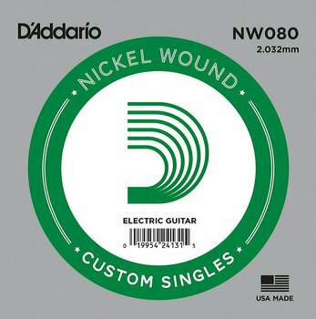 Single Guitar String D'Addario NW080 Single Guitar String - 1