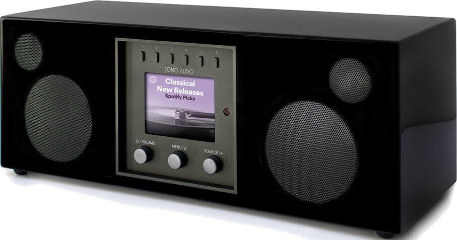 Stoni muzički player COMO AUDIO Duetto High Gloss Black Stoni muzički player