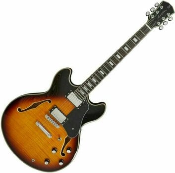Semi-Acoustic Guitar Sire Larry Carlton H7 Vintage Sunburst - 1