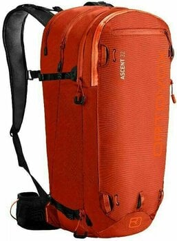 Ski Travel Bag Ortovox Ascent 32 Desert Orange Ski Travel Bag - 1